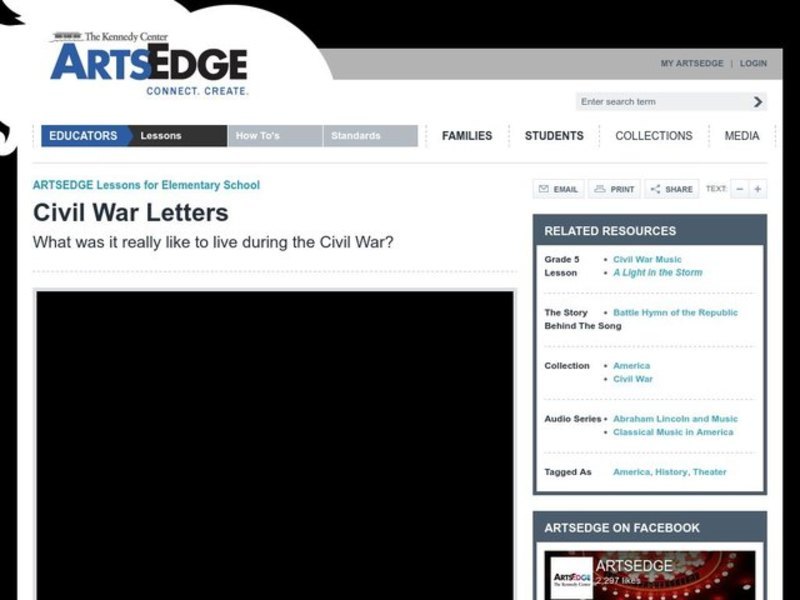 Civil War Letters Lesson Plan