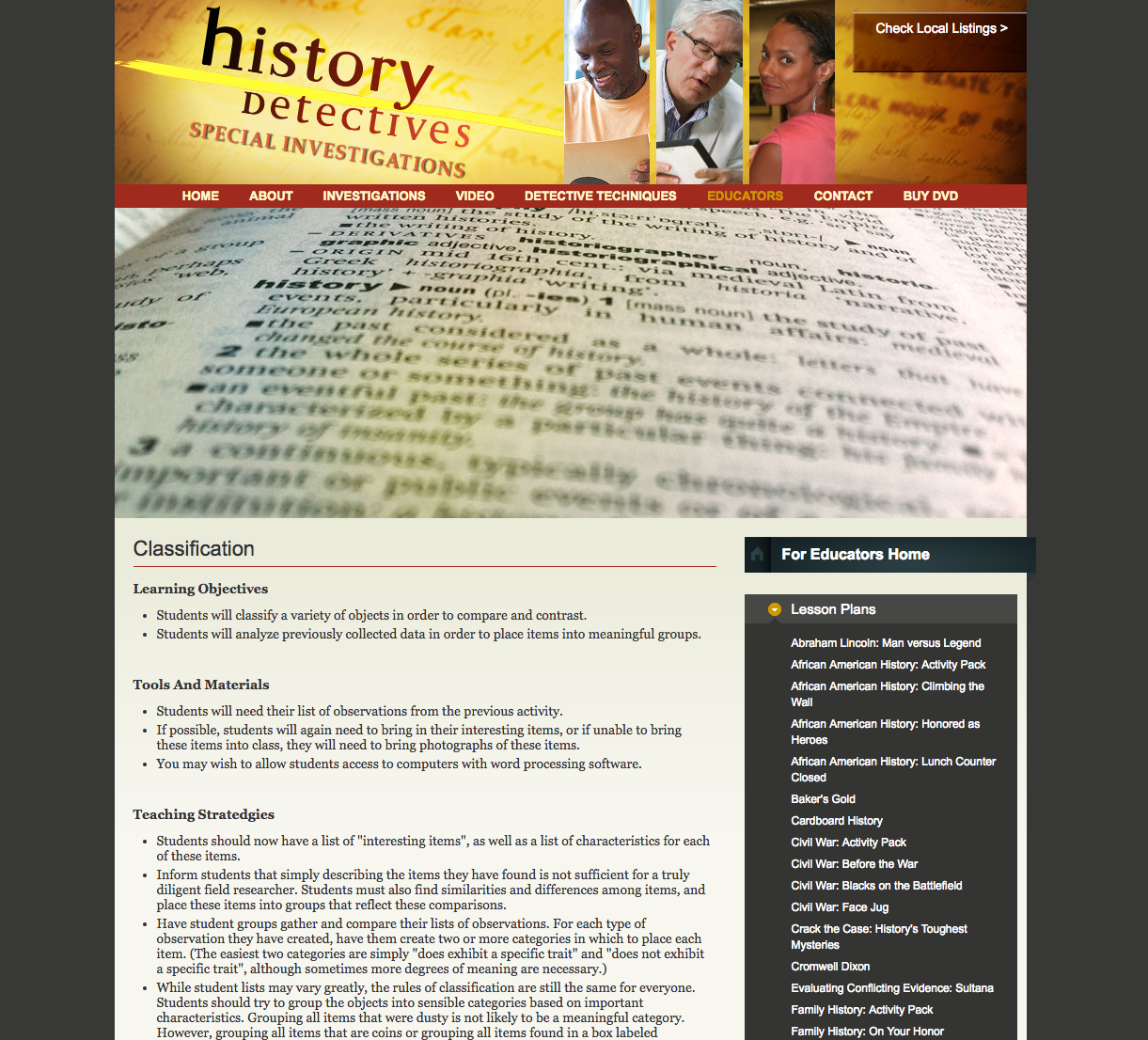 Classification Activity