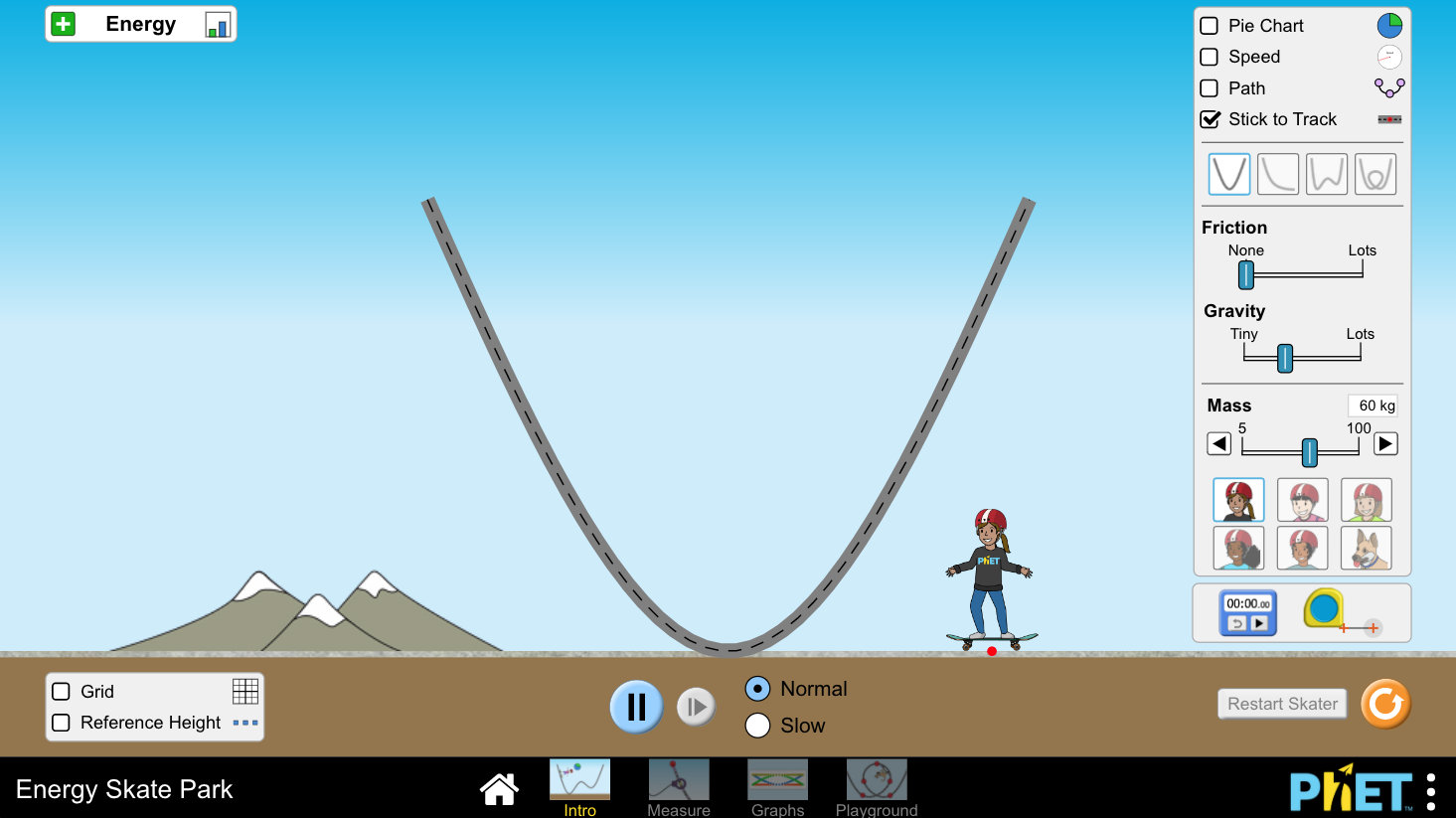 Energy Skate Park Interactive