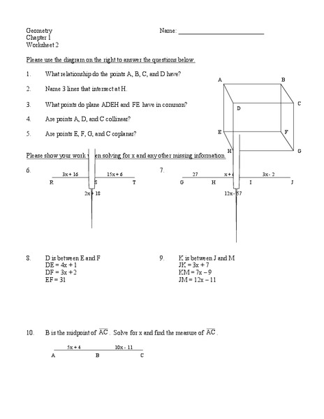 Classifying Angles Worksheet