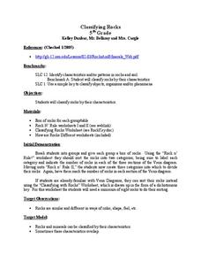 Classifying Rocks Lesson Plan