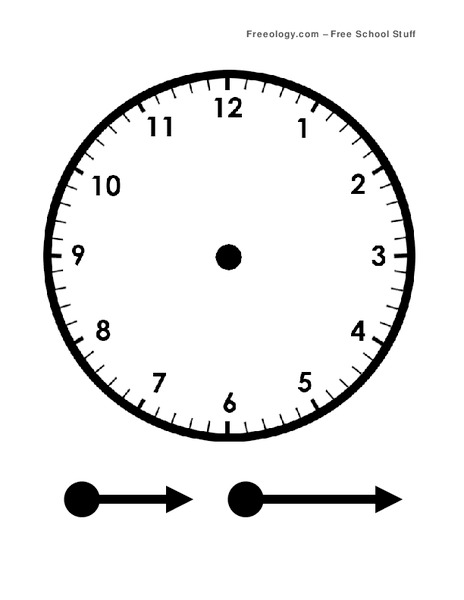 Clock Face Printables
