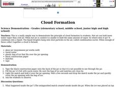 Cloud Formation Lesson Plan