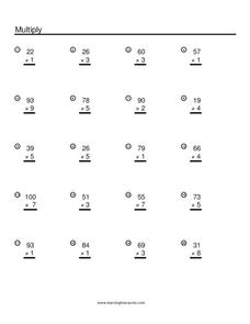 Multiply Worksheet