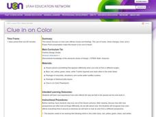 Clue In On Color Lesson Plan