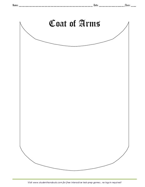 Coat of Arms Printables