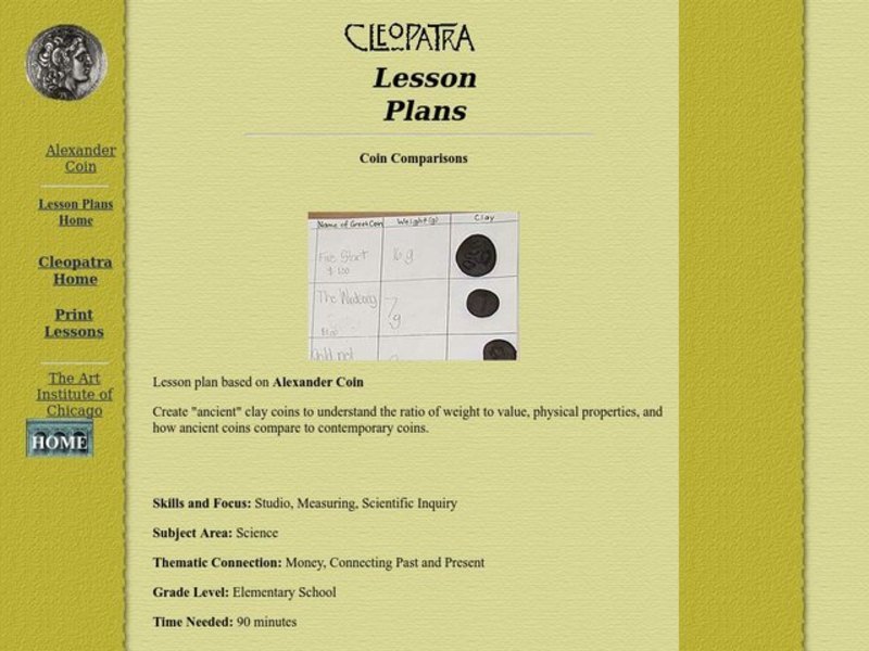 Coin Comparisons Lesson Plan