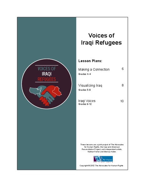 Voices of Iraqi Refugees Lesson Plan