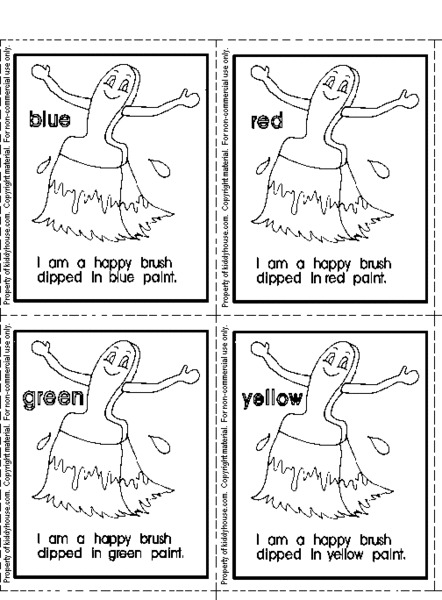 Color Combinations Coloring Sheet Worksheet