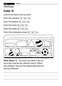 Color It Worksheet