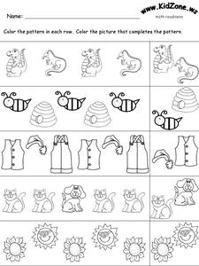 Color the Pattern Worksheet