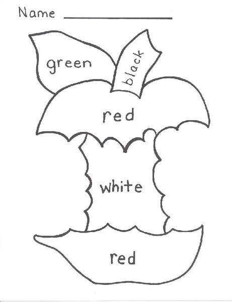 Color Words Worksheet