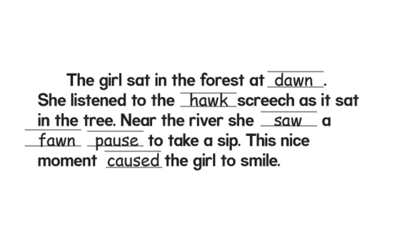 At Dawn Dipthongs (au) and (aw) Worksheet