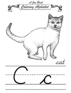 Coloring Alphabet Worksheet