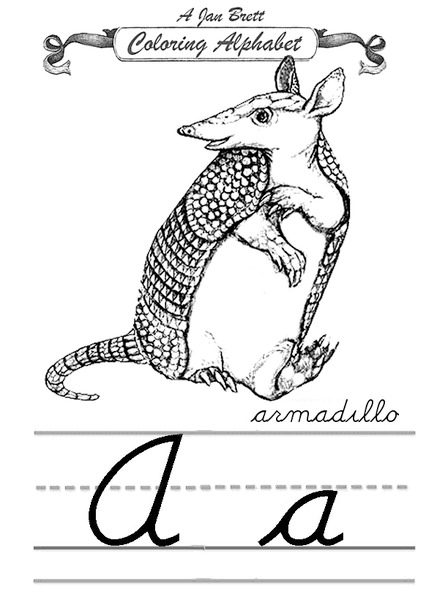 Coloring Alphabet Worksheet