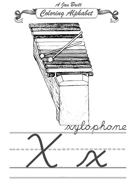 Coloring Alphabet Worksheet