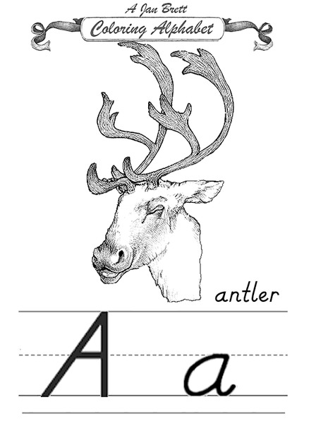 Coloring Alphabet Worksheet