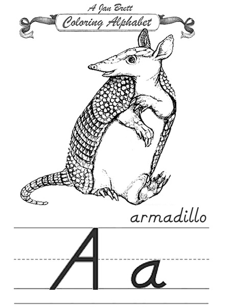 Coloring Alphabet Worksheet