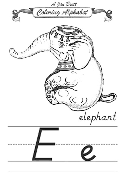 Coloring Alphabet Worksheet