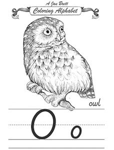 Coloring Alphabet Worksheet