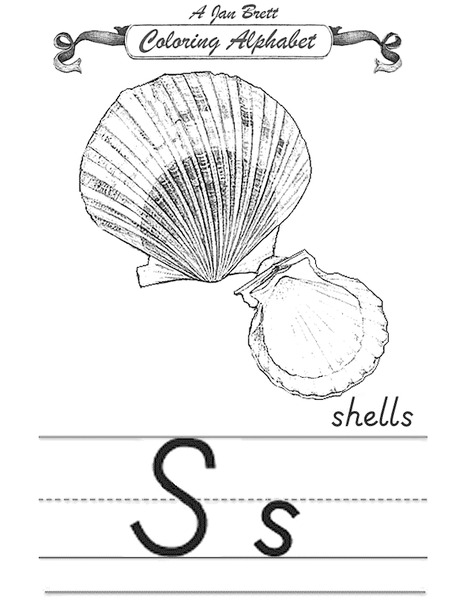 Coloring Alphabet Worksheet