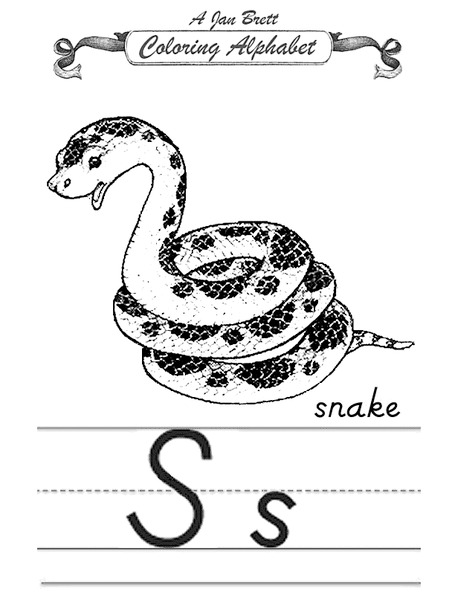 Coloring Alphabet Worksheet