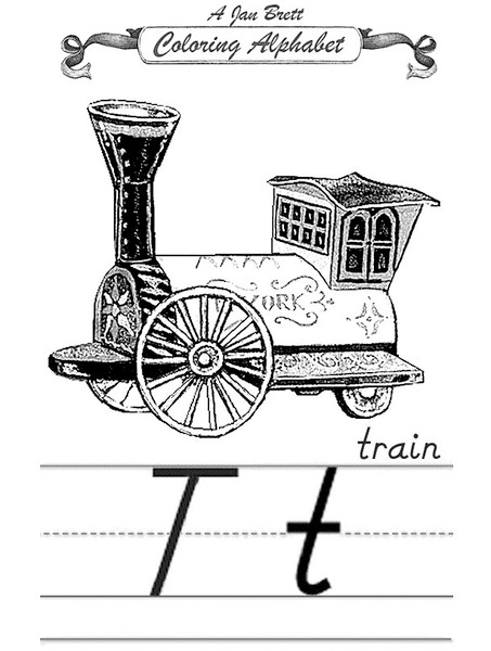 Coloring Alphabet Worksheet