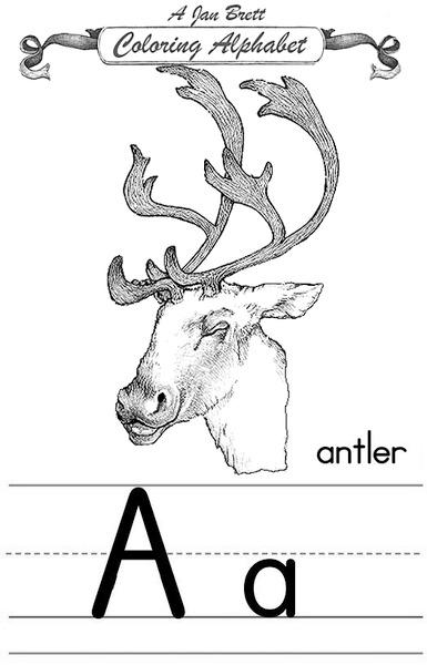 Coloring Alphabet Worksheet