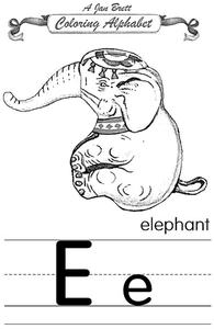 Coloring Alphabet Worksheet