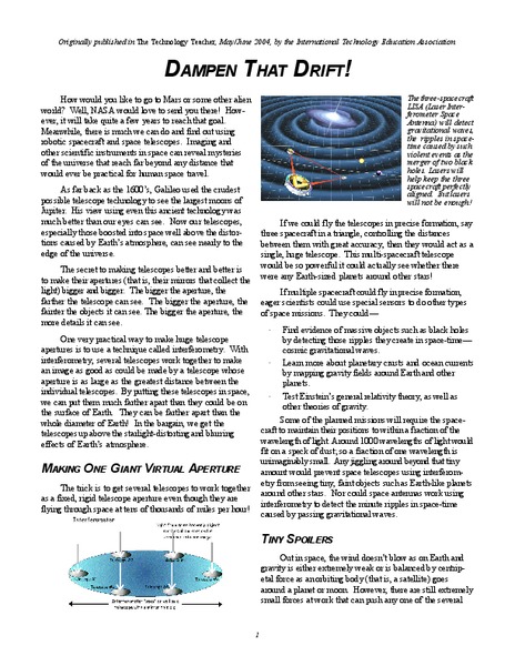 Dampen That Drift! Activity