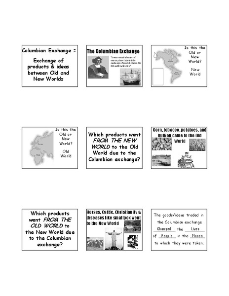Columbian Exchange Lesson Plan