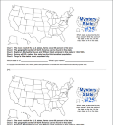 Mystery State #25 Worksheet