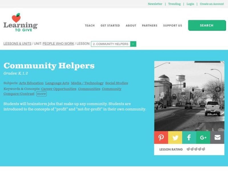 Community Helpers Lesson Plan