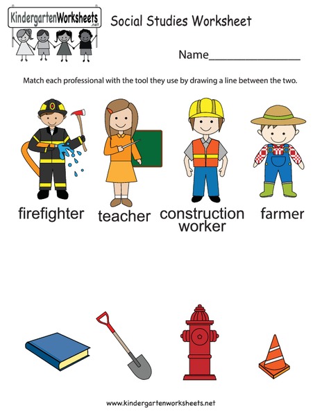 Community Helpers Worksheet