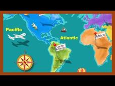 Continents and Oceans Instructional Video