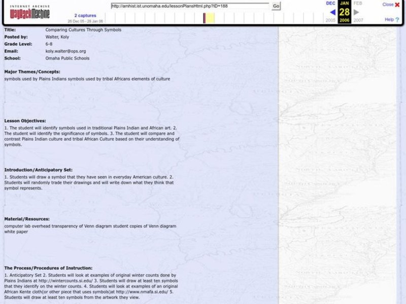 Comparing Cultures Through Symbols Lesson Plan
