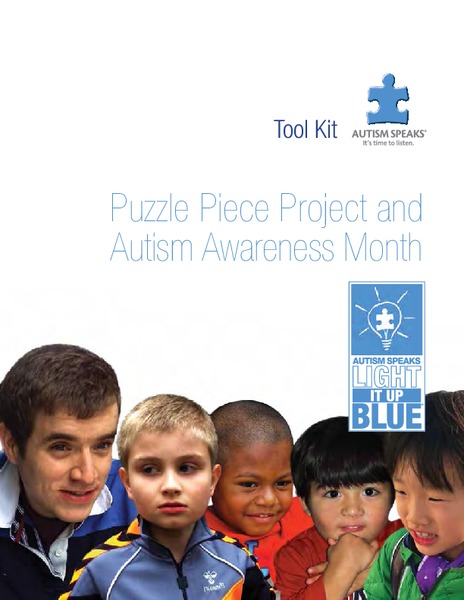 Puzzle Piece Project and Autism Awareness Month Lesson Plan