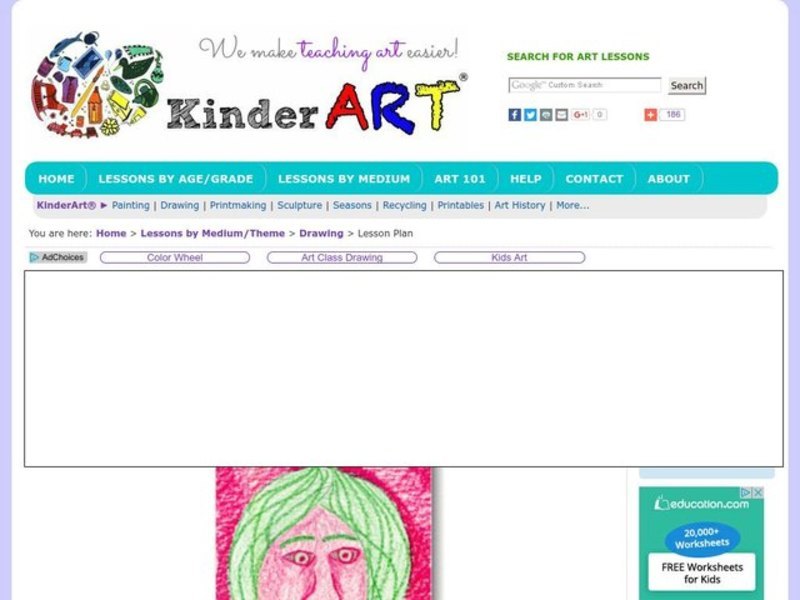 Complementary Color Portraits Lesson Plan