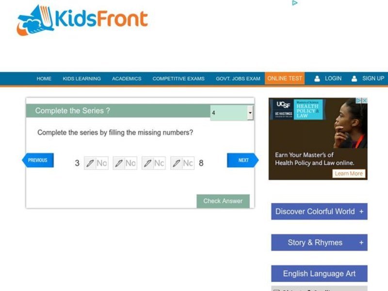 Complete the series Interactive