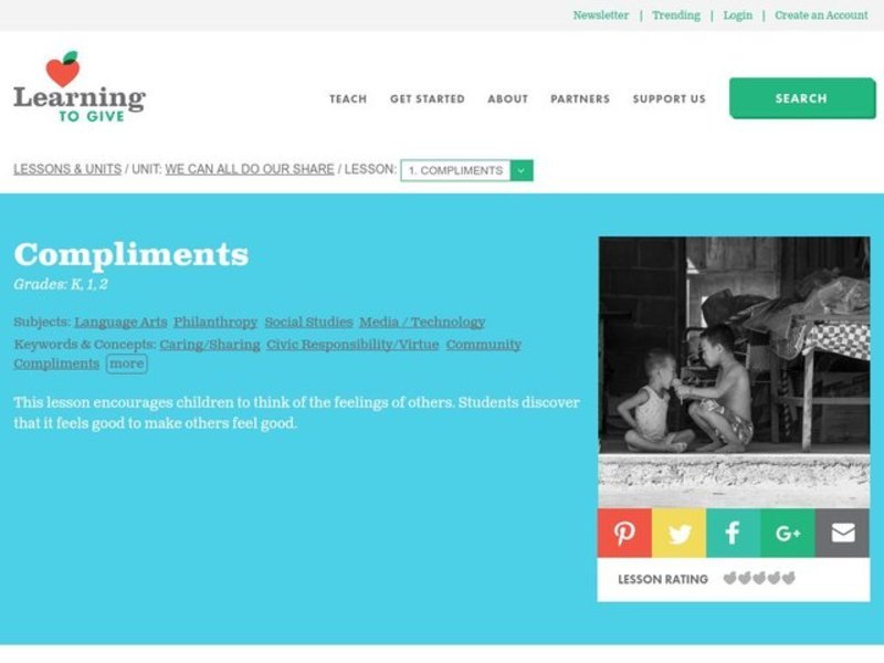 Compliments Lesson Plan