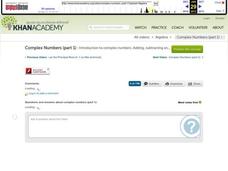 Complex Numbers (Part 1) Instructional Video