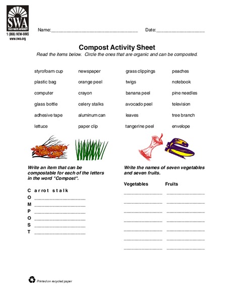 Composting Worksheet