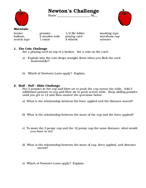 Newton's Challenge Interactive