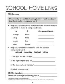 Compound Words Worksheet