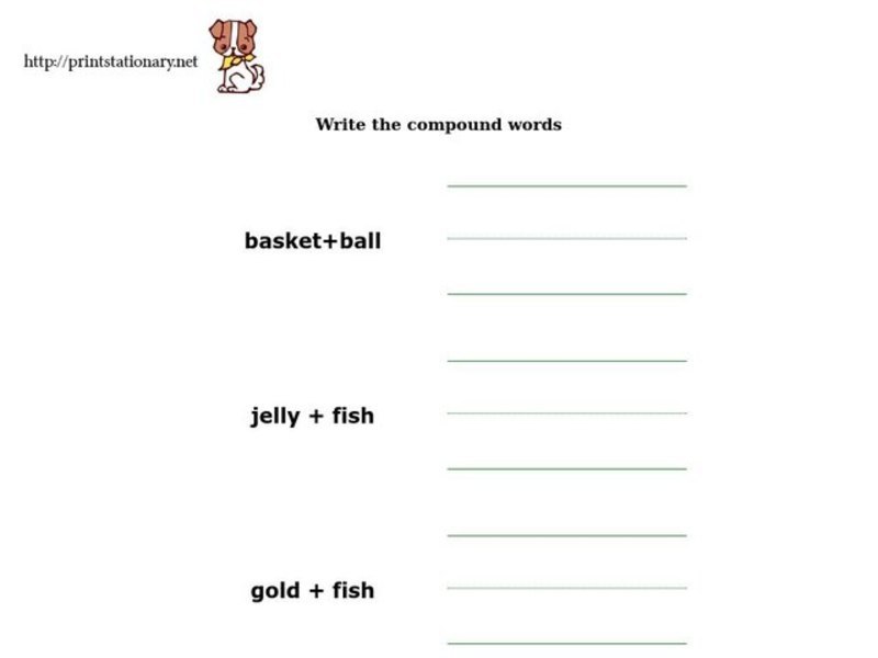 Compound Words Worksheet