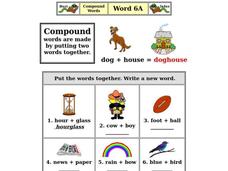Compound Words Worksheet