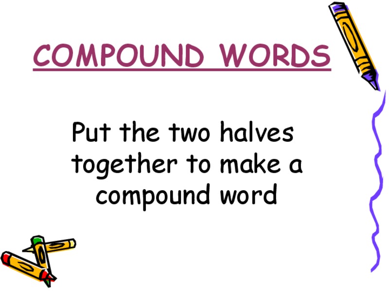 Compound Words PPT