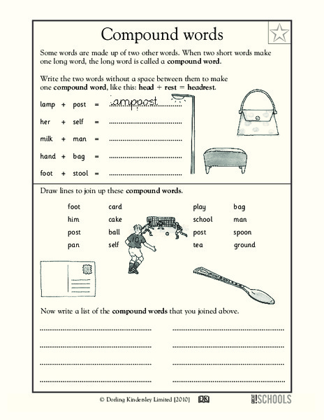 Compound Words Worksheet