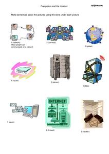 Computers and the Internet Worksheet