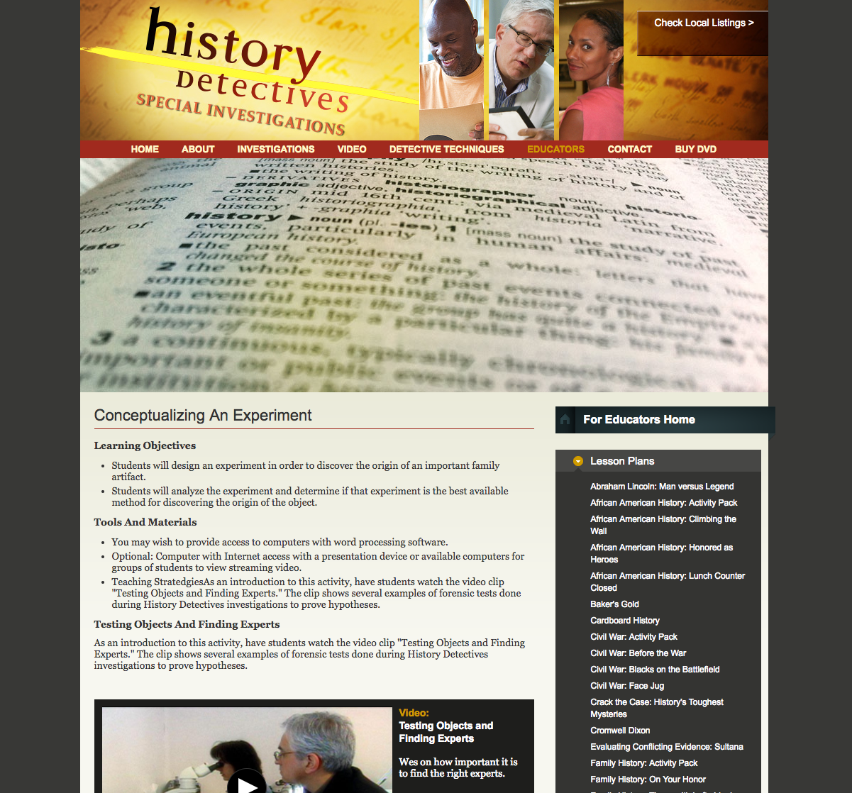 Conceptualizing an Experiment Activity